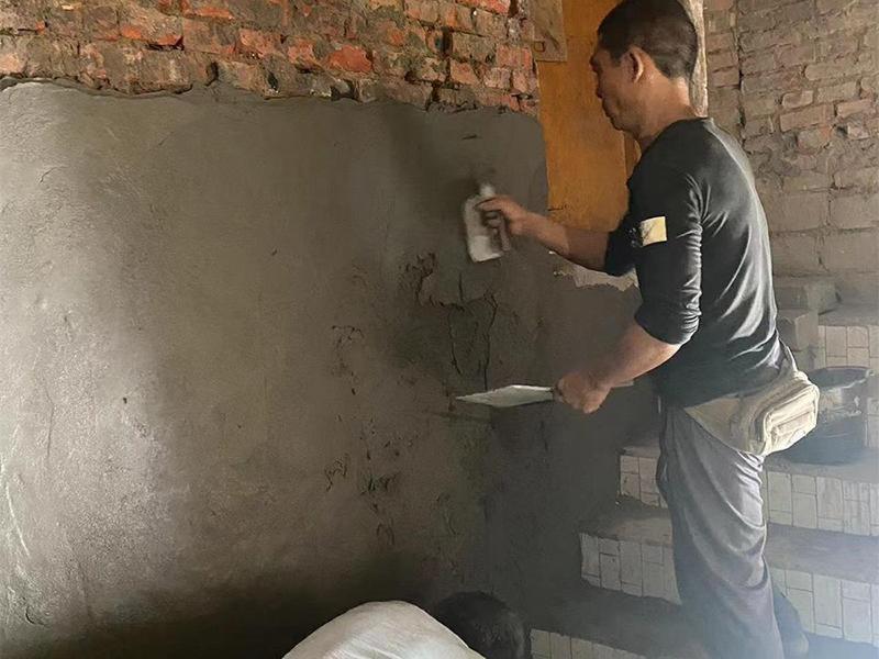 高延性混凝土施工现场