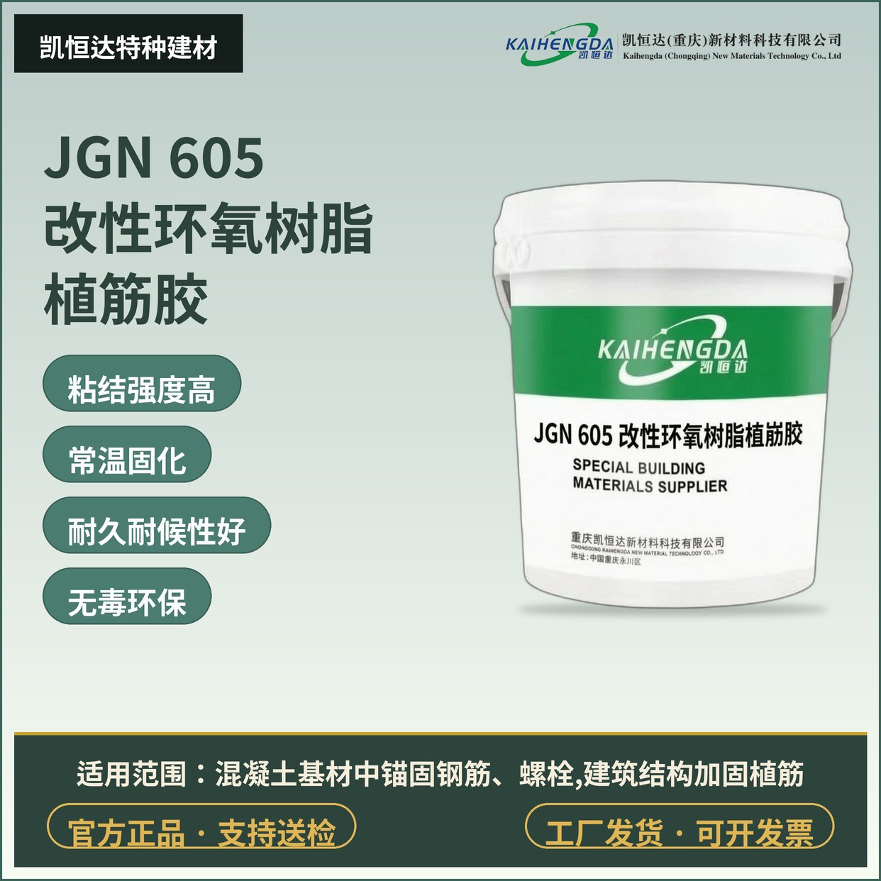 JGN 605 改性环氧树脂植筋胶