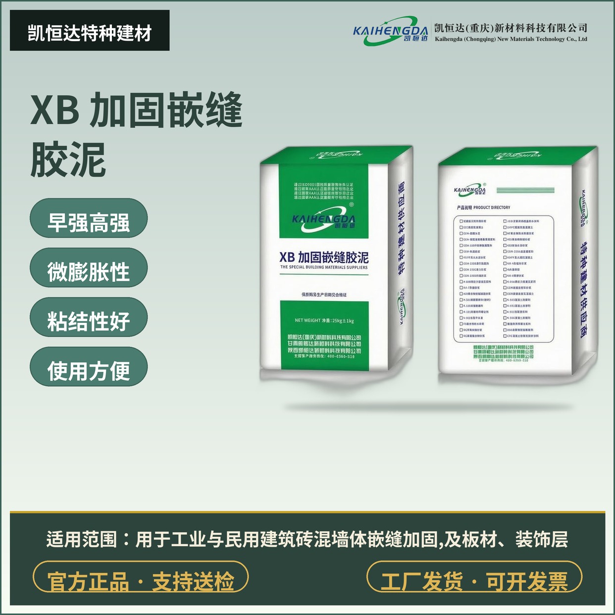 XB 加固嵌缝胶泥